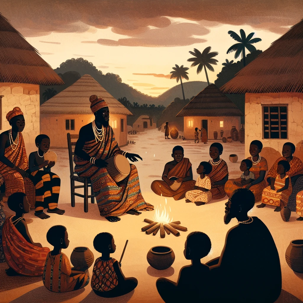Akan stories illustration