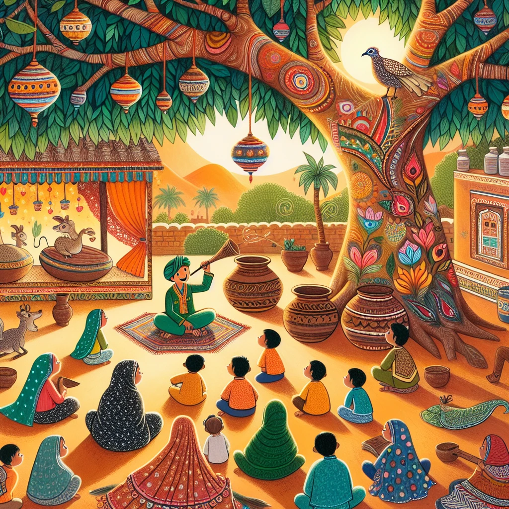 India stories illustration