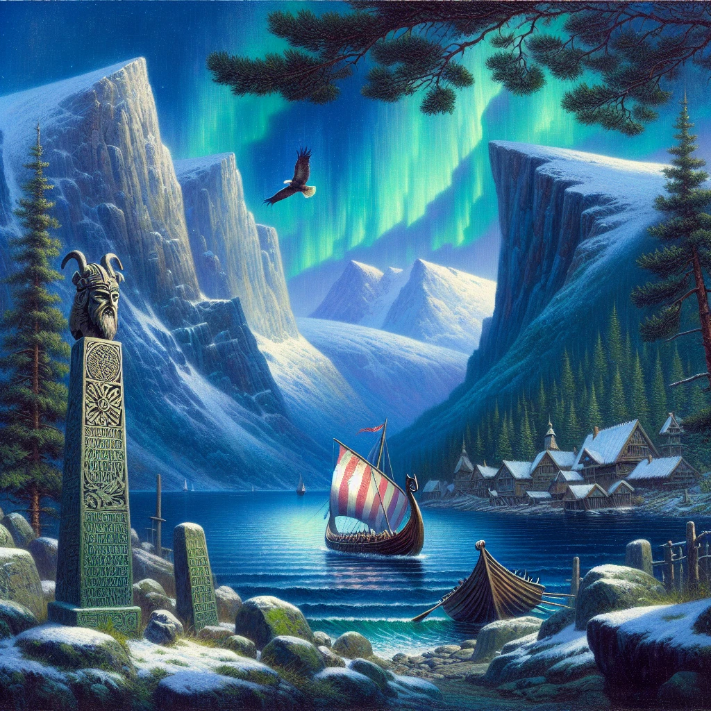 Scandinavia stories illustration