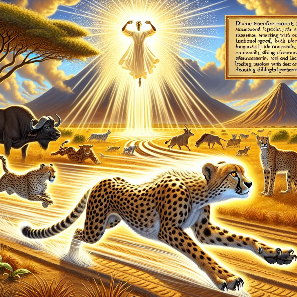 How the Cheetah Got His Speed illustration