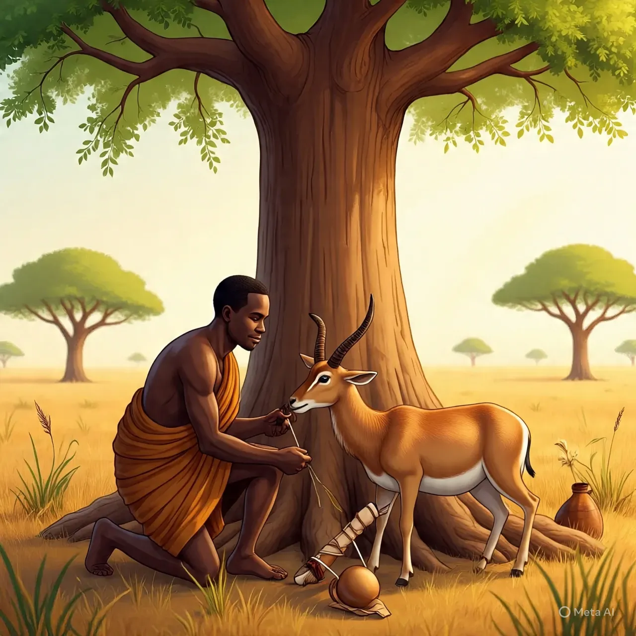 The Hunter and the Antelope