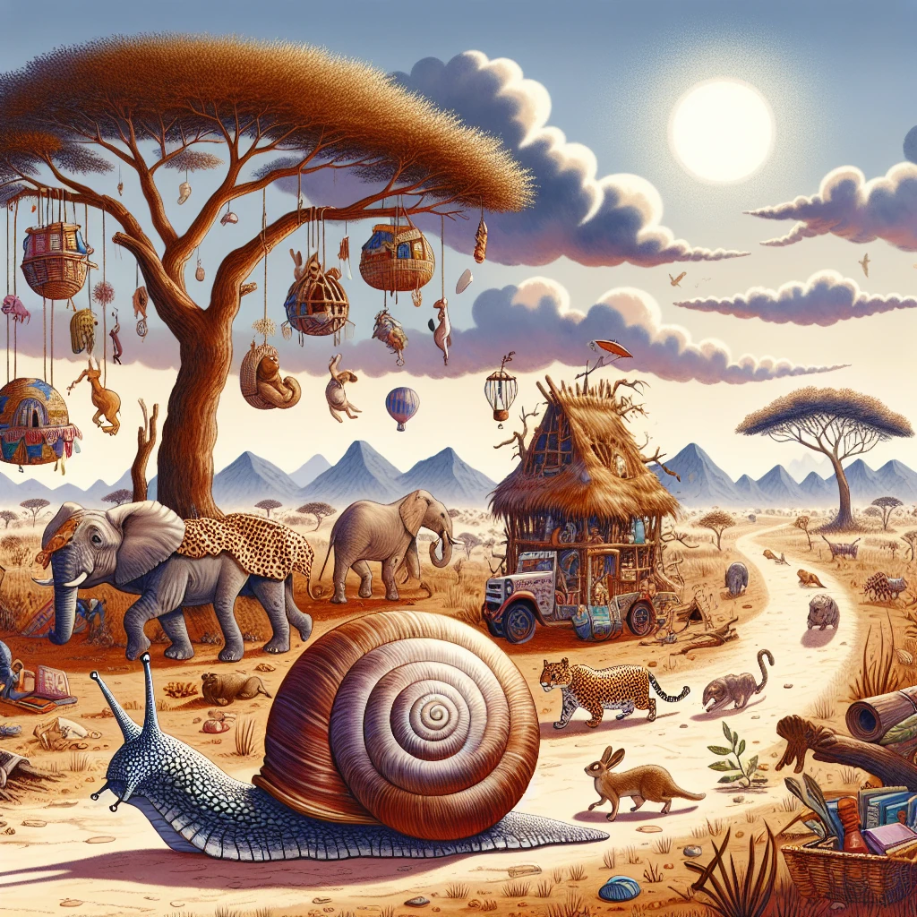 Why the Snail Carries His House illustration