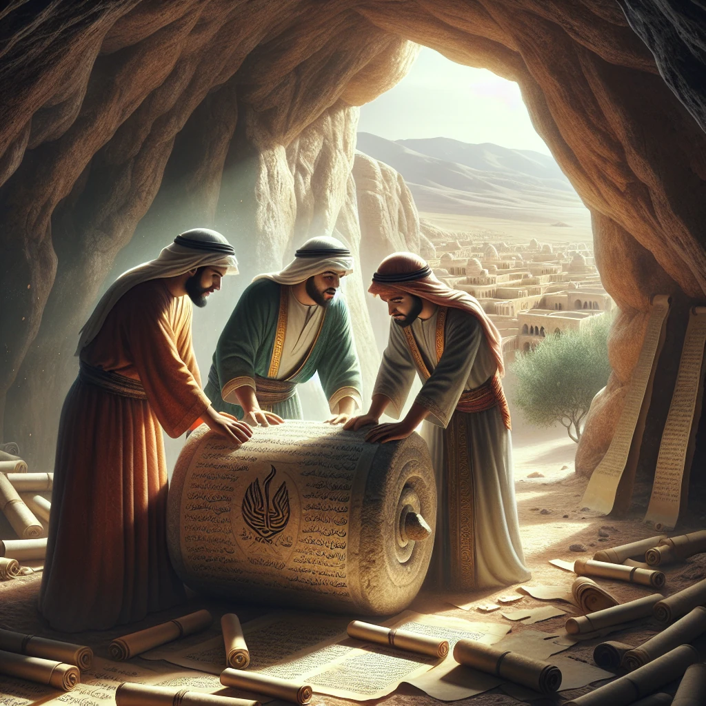 The Story of the Hidden Treasure illustration