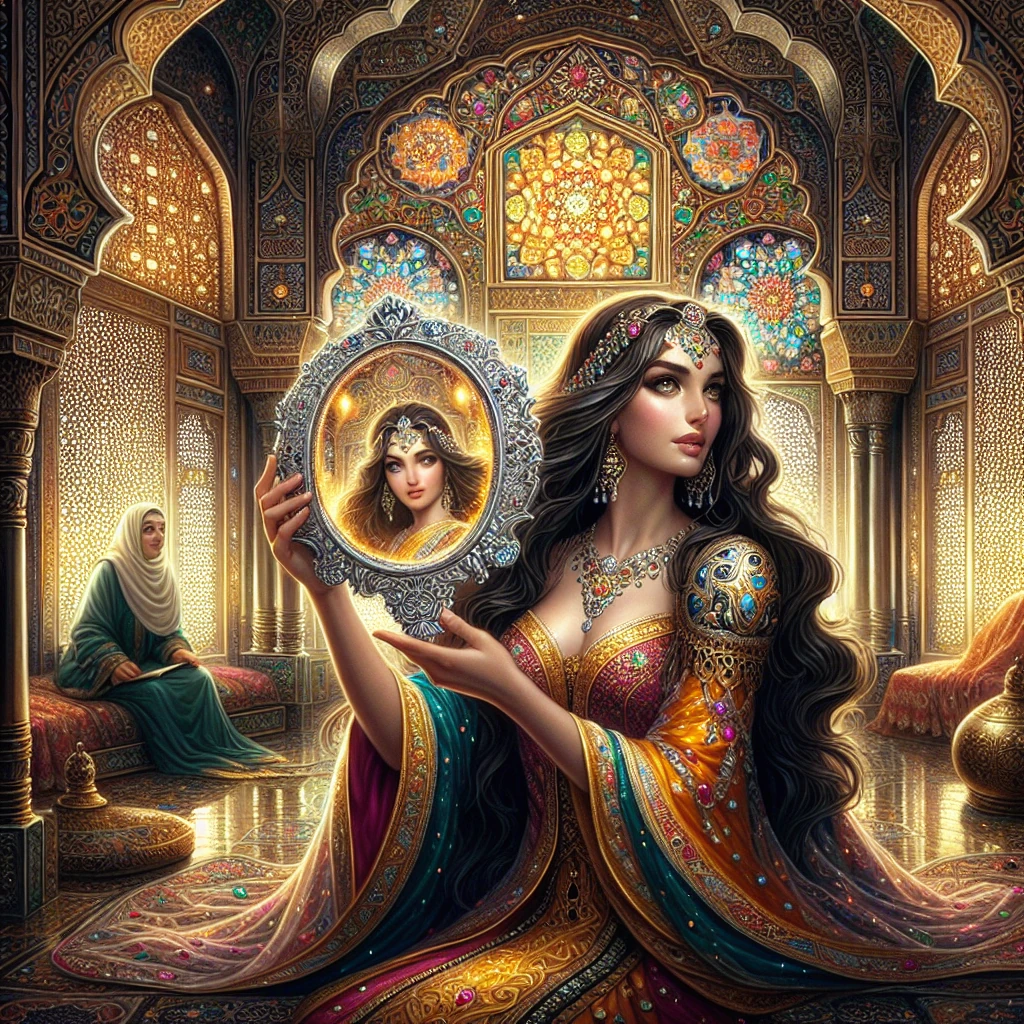 The Story of the Magic Mirror illustration