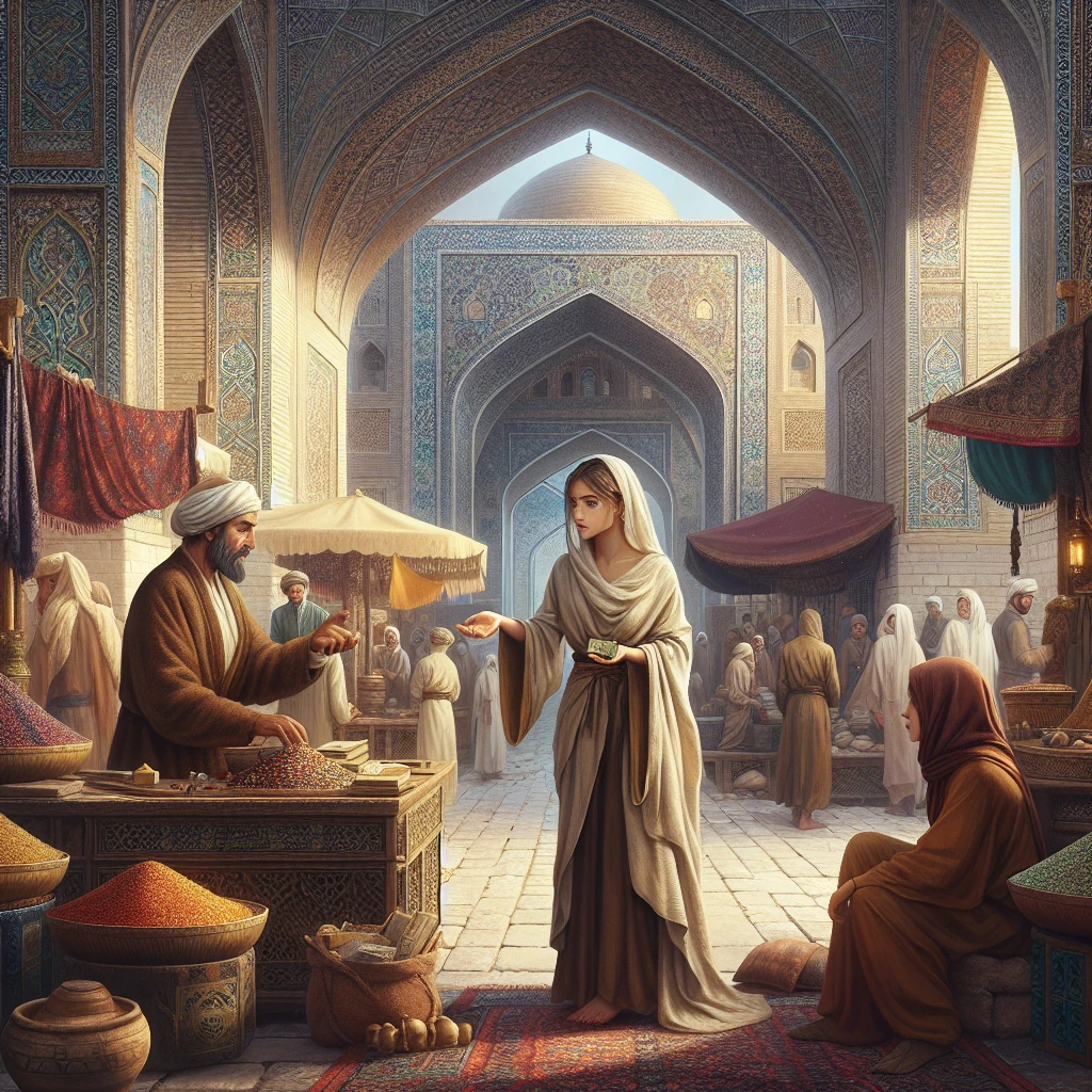 The Story of the Sultan's Daughter illustration