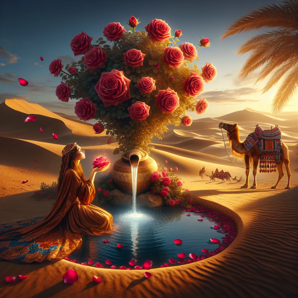The Tale of the Desert Rose illustration