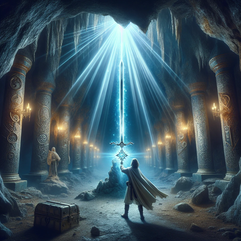 The Tale of the Magic Sword illustration
