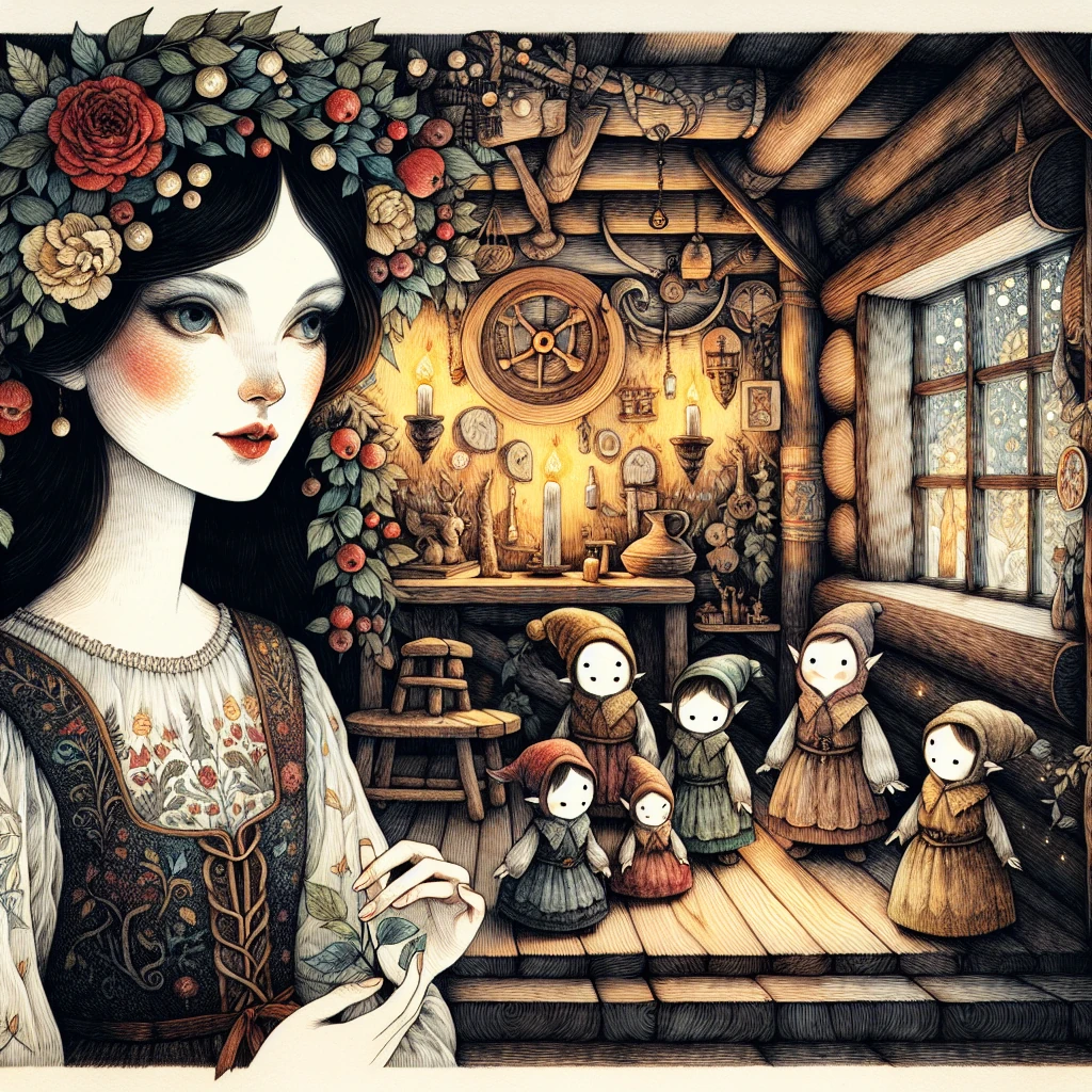 Illustration: Little Snow-White