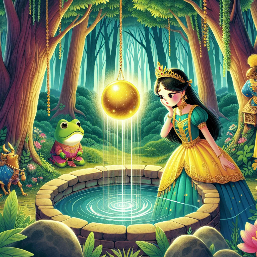 Illustration: The Frog King or Iron Henry