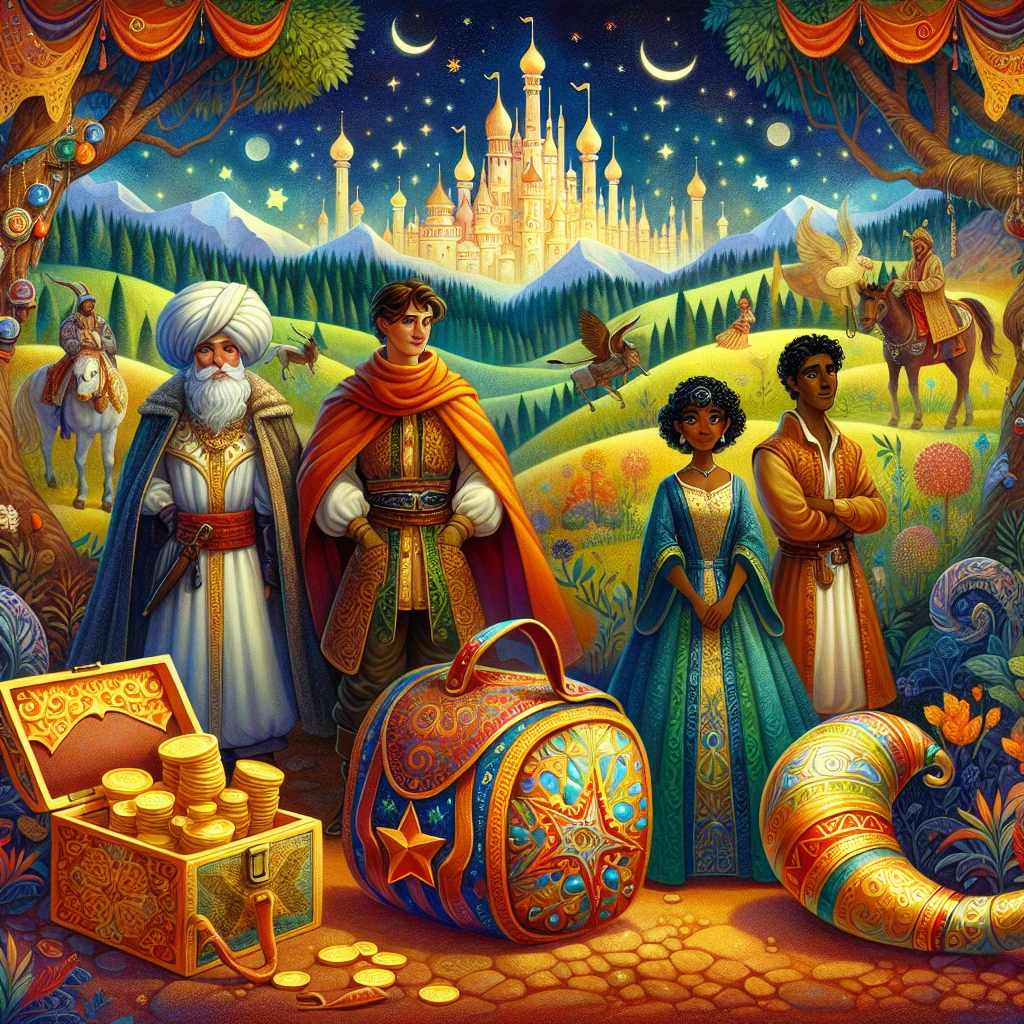 Illustration: The Knapsack, the Hat, and the Horn