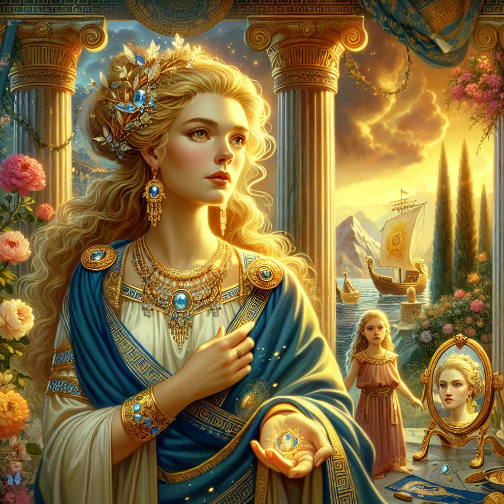 Helen of Troy in her magnificent beauty