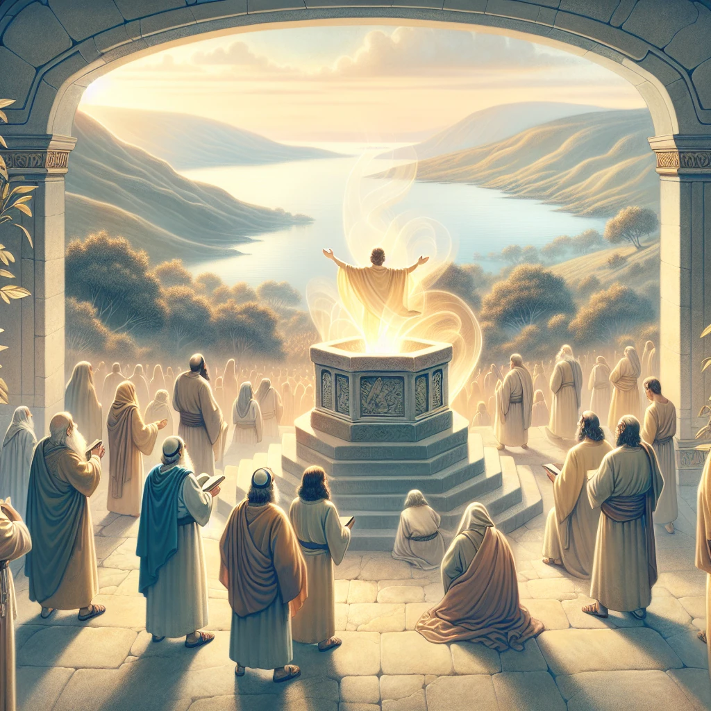 Elijah and the Prophets of Baal illustration